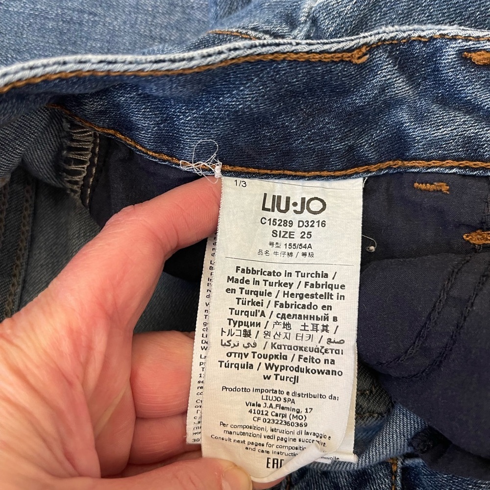 Liu Jo Classic Blue Women's Jeans size 25 - Picture 12 of 12